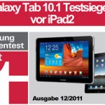 Galaxy Tab 10.1 Testsieger vor iPad2