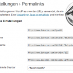 permalinks_wordpress_aendern