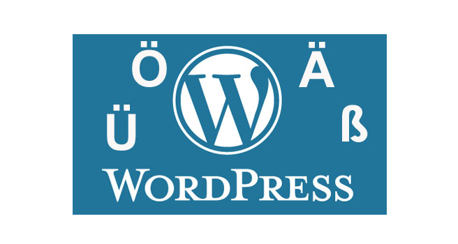 Wordpress Umlaute Permalauts Plugin